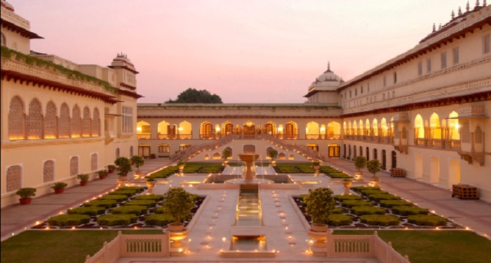 taj ram bhagh palace hotel जयपुर का 'ताज रामबाग पैलेस' दुनिया के टॉप 10 हेरिटेज होटल्स में शामिल