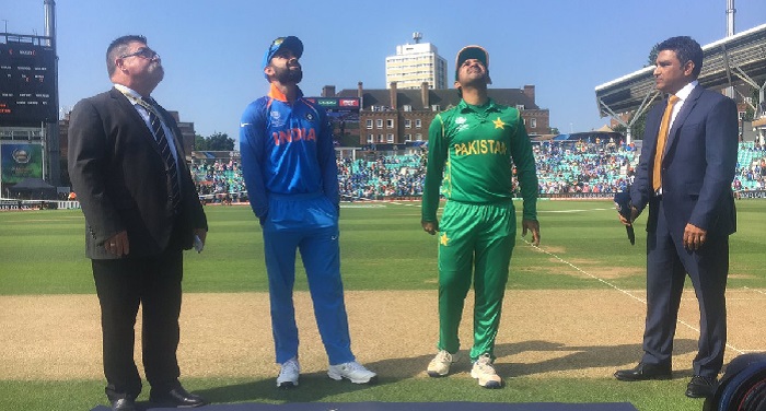 IND VS PAK2 ICC चैंपियन ट्रॉफी: पाकिस्तान का पहला विकेट गिरा, 128 रनों पर लगा झटका