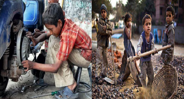 child labour बाल श्रम के खिलाफ मुहिम, इंडिया गेट पर बनाई गई मानव श्रंखला
