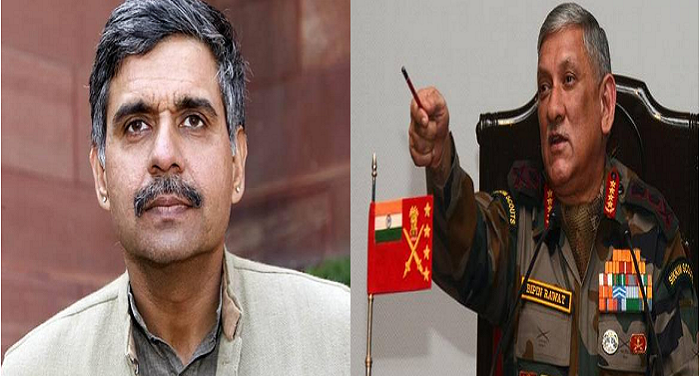 sena pramukh सेना प्रमुख को गुंडा कहने वाले संदीप दीक्षित ने मांगी माफी