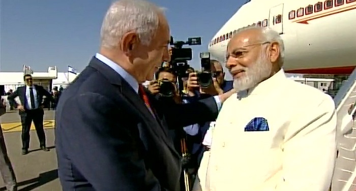 PM MODI Israel1 प्रधानमंत्री नरेन्द्र मोदी का हुआ इजराइल में भव्य स्वागत