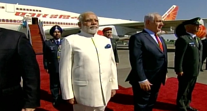 PM MODI Israel2 प्रधानमंत्री नरेन्द्र मोदी का हुआ इजराइल में भव्य स्वागत