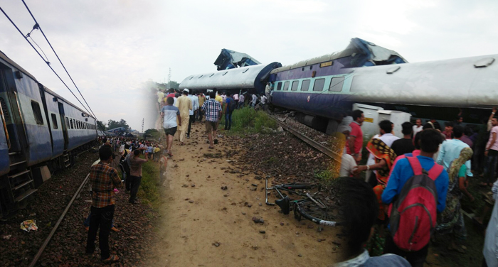  train accident, mujaffarnagar, people injured, police, up 