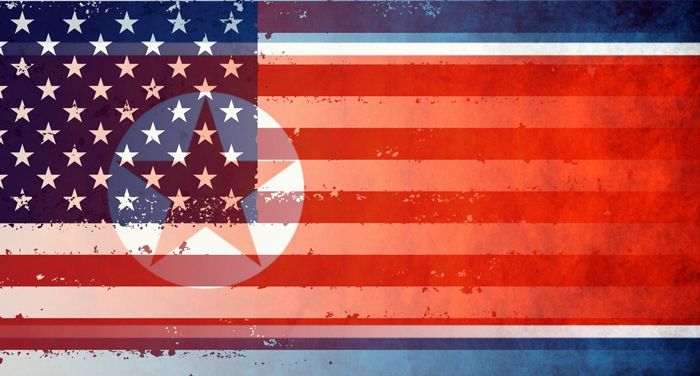 usa and north korea flag उत्तर कोरिया पर लगे संयुक्त राष्ट्र की ओर से नए प्रतिबंध, जाने किन चीजों पर लगी रोक