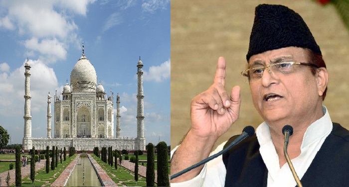 Azam Khan taj mahal ताजमहल को तोड़ने का विवाद बयान देकर फिर फंसे आजम खां