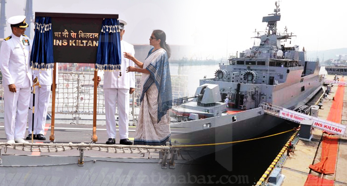 INS Kiltan समुद्र में बढ़ी भारत की ताकत, नौसेना को मिला INS किलटन