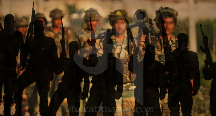 indian army and terrorist जम्मू कश्मीर: मुठभेड़ के दौरान जेसीओ शहीद