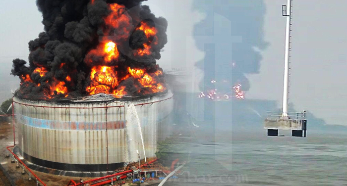 mumbai fire मुंबई: तेल भंडारण टैंकरों में लगी आग, लाखों लीटर तेल बर्बाद