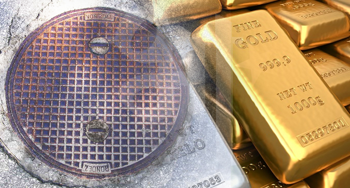 sewer gold and silver OMG ! इस देश के गटर में से निकल रहा है सोना-चांदी