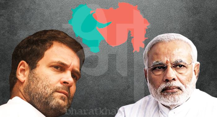 rahul gandhi modi हिमाचल-गुजरात में राजनीतिक दंगल, किसकी बनेगी सरकार ?