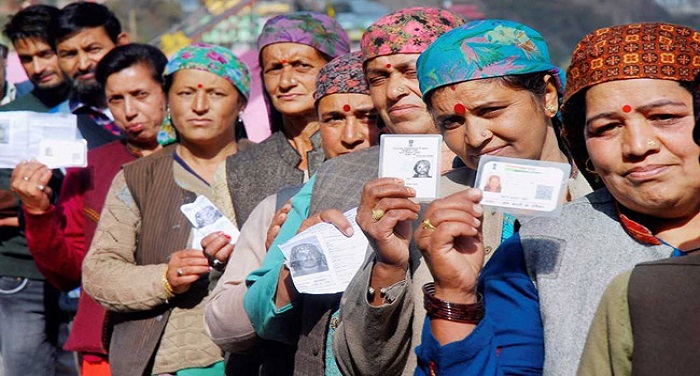 himachal polling हिमाचल प्रदेश: सीएम के ऐलान से पहले शुरू हुई शपथ ग्रहण समारोह की तैयारी