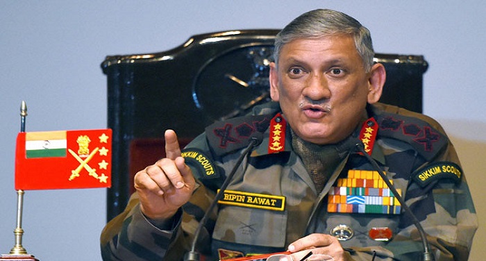 army chief general bipin rawat सेना प्रमुख ने चीन को चेताया, कहा- भारत कोई कमजोर देश नहीं