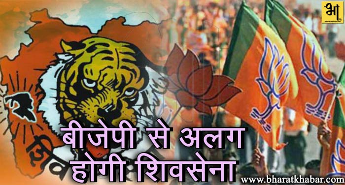 bjp shivsena शिवसेना ने किया बीजेपी से अलग होने का ऐलान, अकेले लड़ेगी 2019 का चुनाव